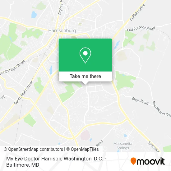 My Eye Doctor Harrison map