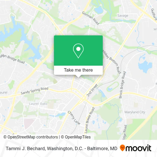 Tammi J. Bechard map