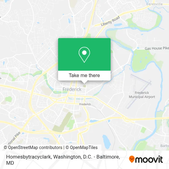 Homesbytracyclark map