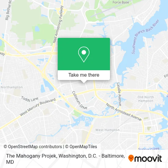 The Mahogany Projek map