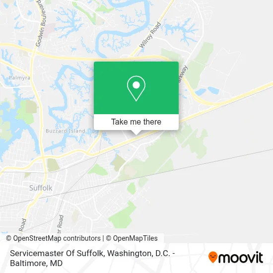 Servicemaster Of Suffolk map