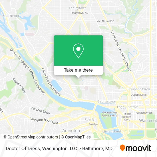 Doctor Of Dress map