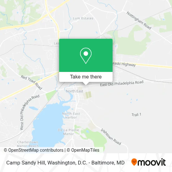 Camp Sandy Hill map