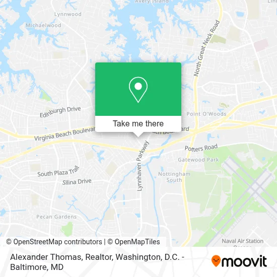 Alexander Thomas, Realtor map