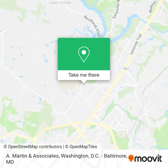 A. Martin & Associates map
