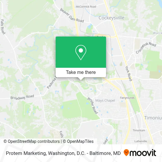 Protem Marketing map