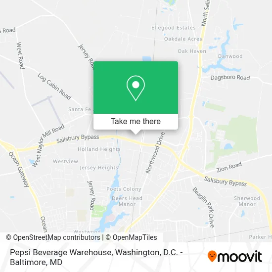 Pepsi Beverage Warehouse map