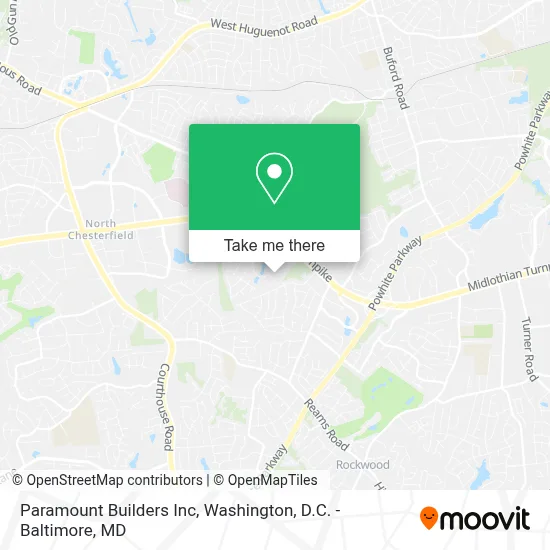Paramount Builders Inc map