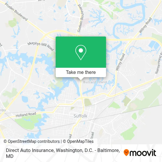 Direct Auto Insurance map