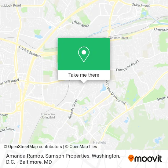 Amanda Ramos, Samson Properties map