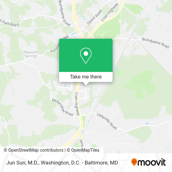 Jun Sun, M.D. map