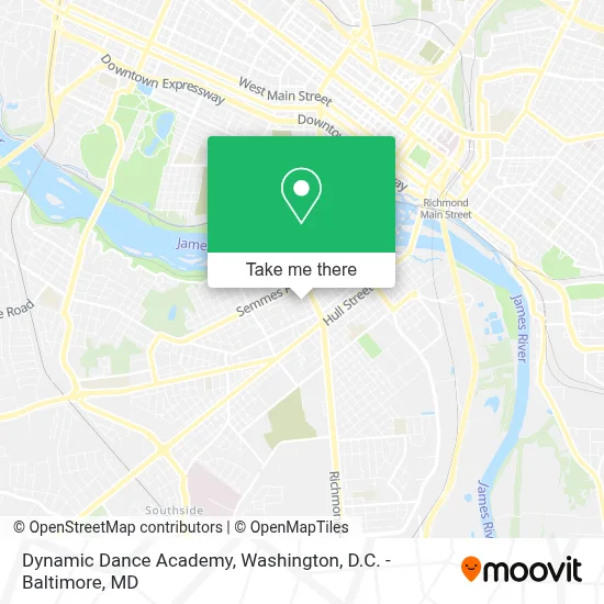 Dynamic Dance Academy map