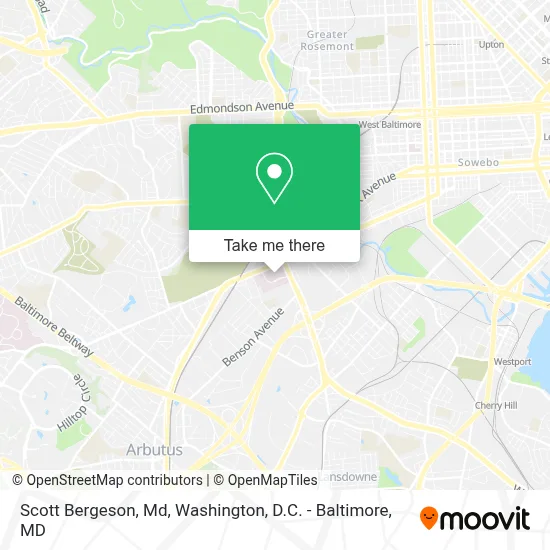 Scott Bergeson, Md map
