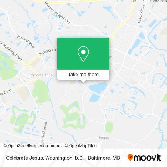 Celebrate Jesus map