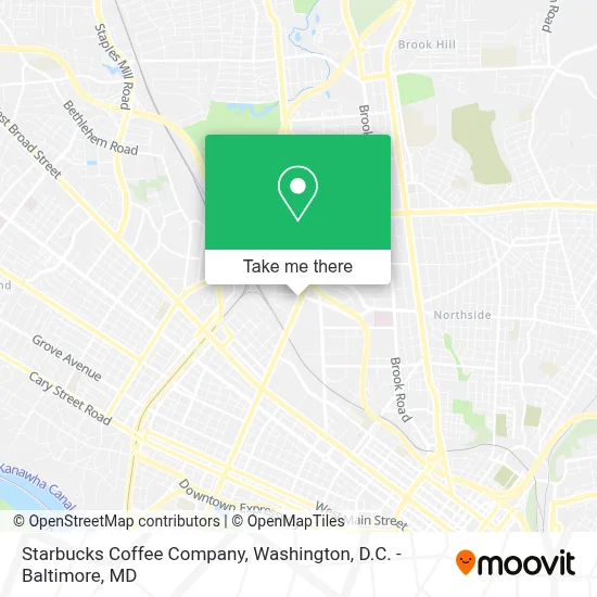 Starbucks Coffee Company map