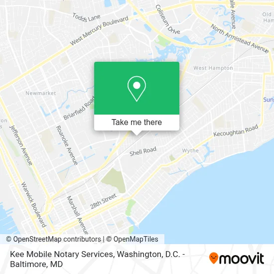 Kee Mobile Notary Services map
