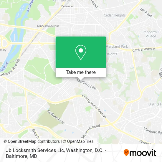 Jb Locksmith Services Llc map