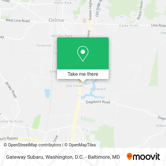 Gateway Subaru map