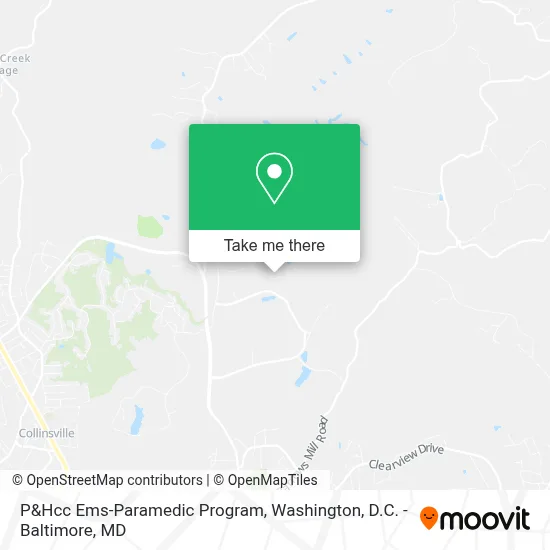 P&Hcc Ems-Paramedic Program map