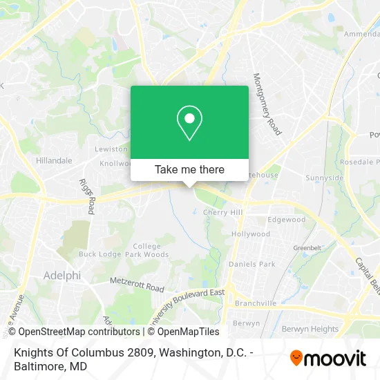 Knights Of Columbus 2809 map