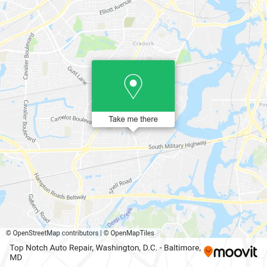 Top Notch Auto Repair map