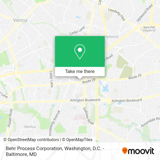 Behr Process Corporation map