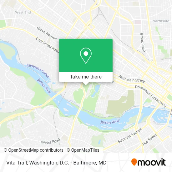 Vita Trail map