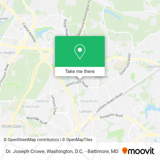 Dr. Joseph Crowe map