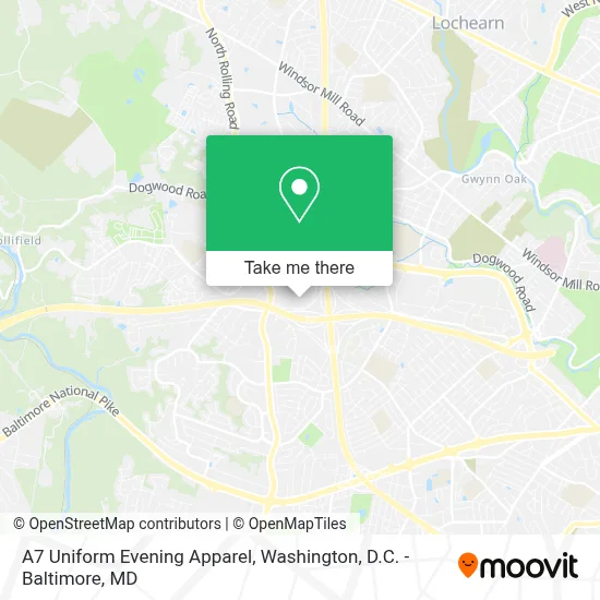 A7 Uniform Evening Apparel map