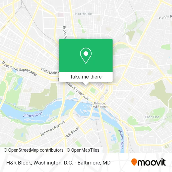 H&R Block map