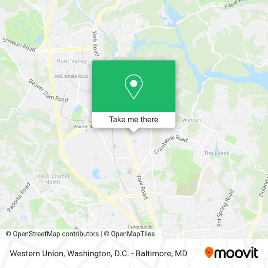 Western Union map