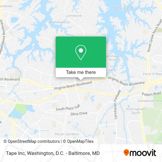 Tape Inc map