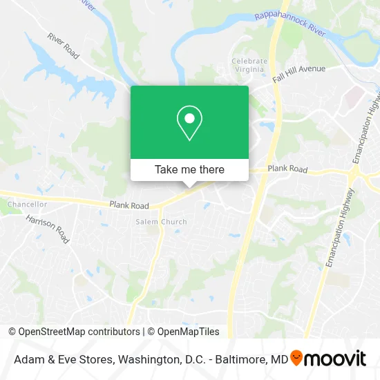 Adam & Eve Stores map