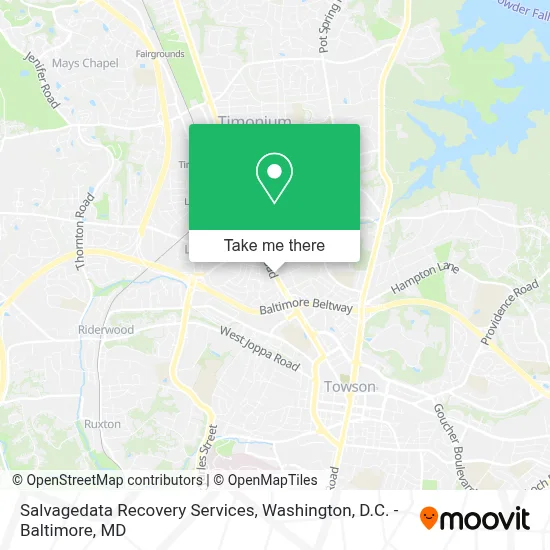 Salvagedata Recovery Services map