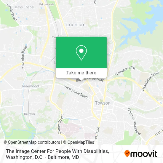 The Image Center For People With Disabilities map