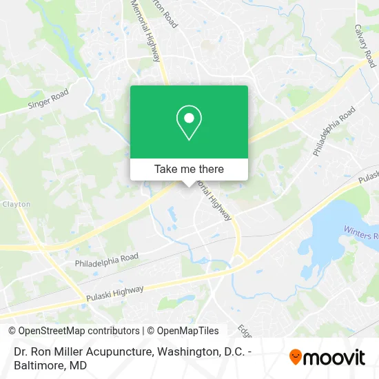 Dr. Ron Miller Acupuncture map