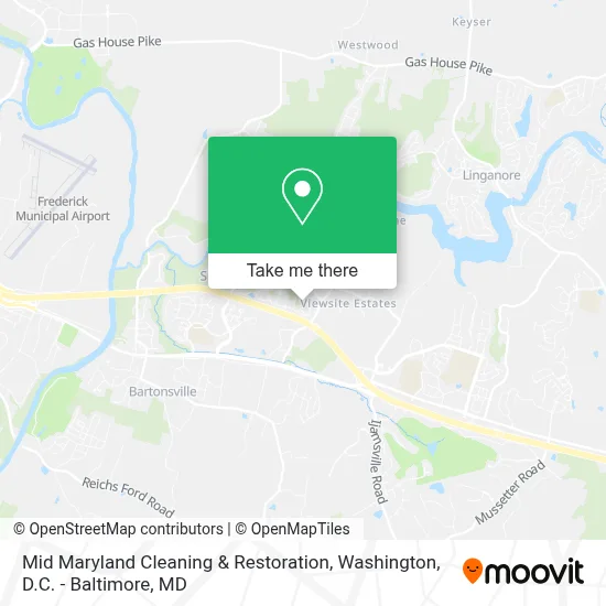 Mid Maryland Cleaning & Restoration map