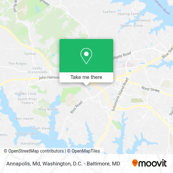 Annapolis, Md map
