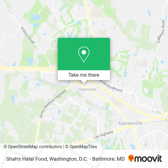 Shah's Halal Food map