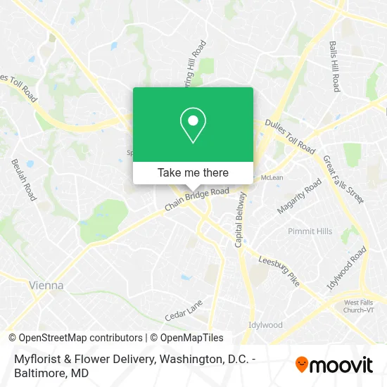 Myflorist & Flower Delivery map