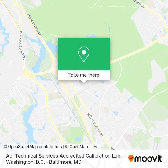 Acr Technical Services-Accredited Calibration Lab map