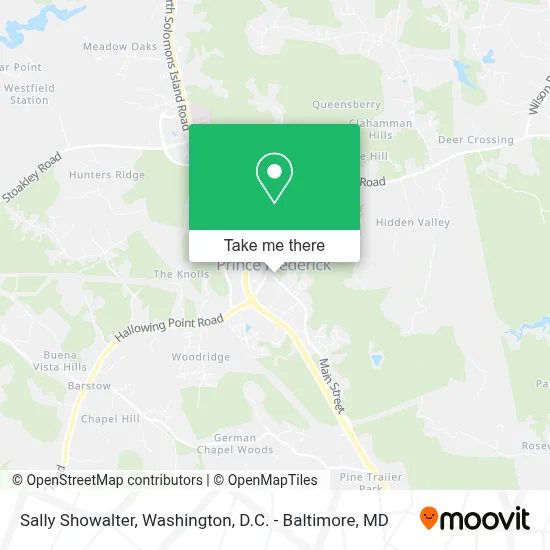 Sally Showalter map