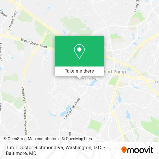 Tutor Doctor Richmond Va map