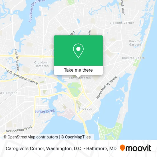 Caregivers Corner map