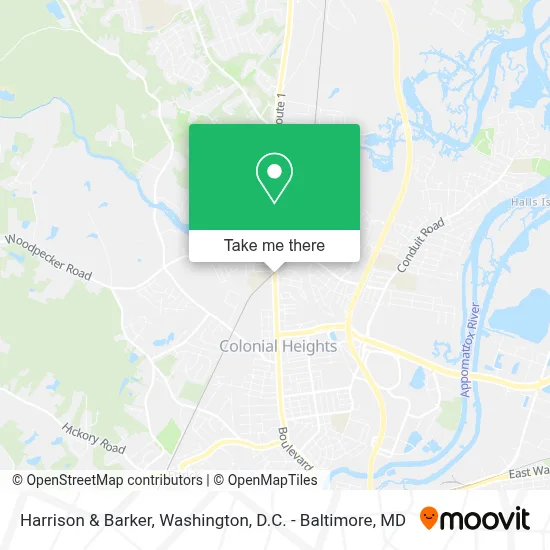 Harrison & Barker map