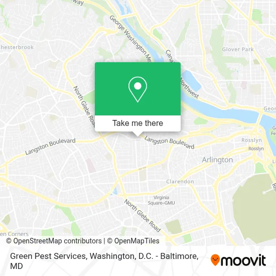 Green Pest Services map