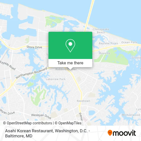 Asahi Korean Restaurant map