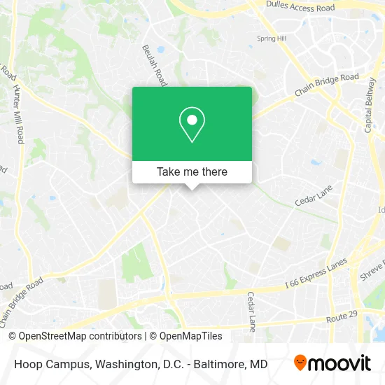 Hoop Campus map