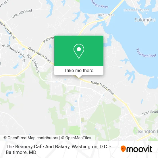The Beanery Cafe And Bakery map
