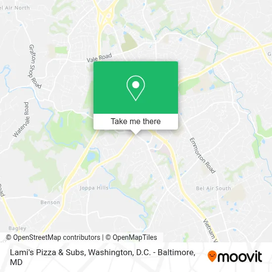 Lami's Pizza & Subs map